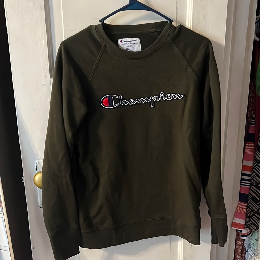 Champion Olive Green Sweatshirt